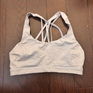 Women's Strappy Sports Bra - Light blue